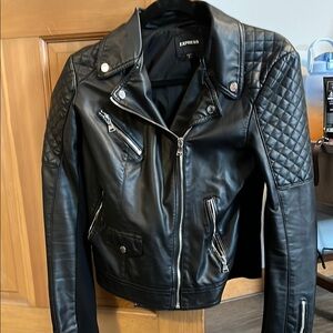 Express Black Leather Jacket